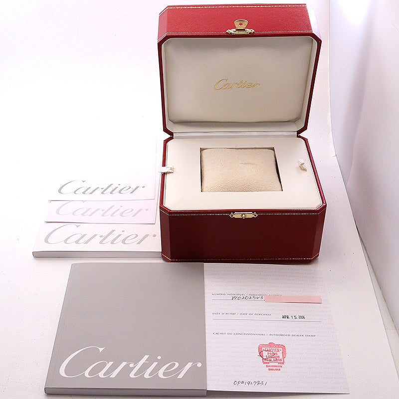 【中古】CARTIER ROADSTER DE CARTIER LARGE MODEL カルティエ ロードスター ドゥ カルティエ LM W62025V3