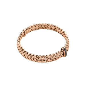 FOPE PANORAMA COLLECTION FLEX'IT フォッペ パノラマ コレクション フレグジット ブレスレッド M ブラックダイヤモンド 52504BX_BN_R_XRX_00M