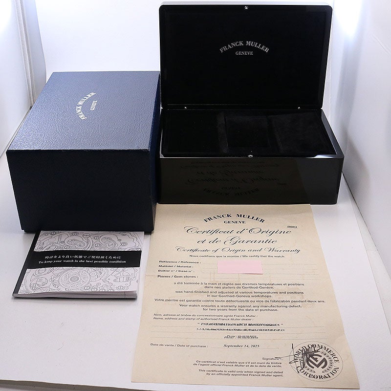 【中古】FRANCK MULLER ROUND MASTER BANKER HAVANA フランク・ミュラー ラウンド マスターバンカー ハバナ 7000MBHV PT (7000 MB HV)