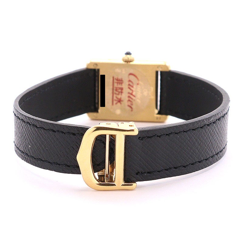 【中古】CARTIER MUST TANK SMALL MODEL VERMEIL カルティエ マストタンク SM ヴェルメイユ W1009654