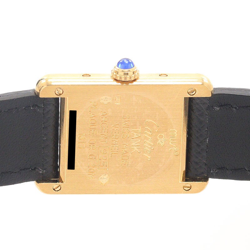 【中古】CARTIER MUST TANK SMALL MODEL VERMEIL カルティエ マストタンク SM ヴェルメイユ W1009654
