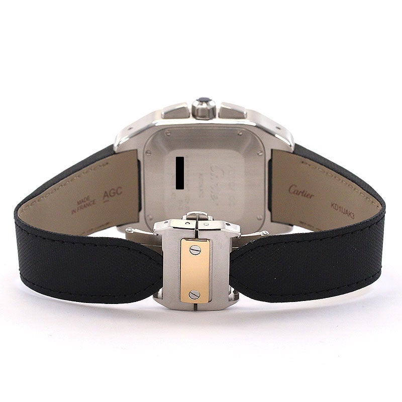【中古】CARTIER SANTOS 100 EXTRA-LARGE MODEL CHRONOGRAPH カルティエ サントス 100 XL クロノグラフ W20091X7