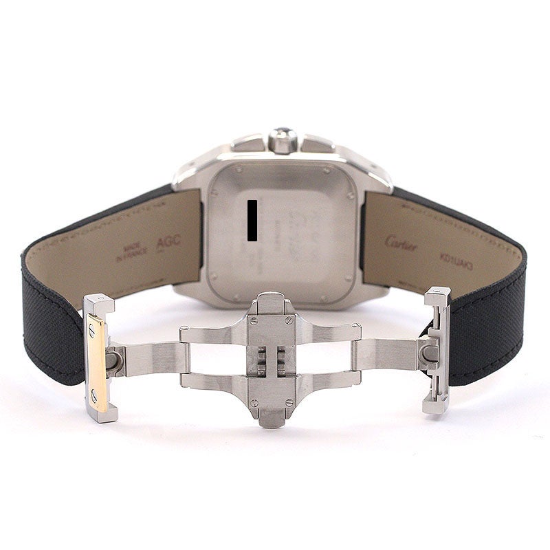 【中古】CARTIER SANTOS 100 EXTRA-LARGE MODEL CHRONOGRAPH カルティエ サントス 100 XL クロノグラフ W20091X7