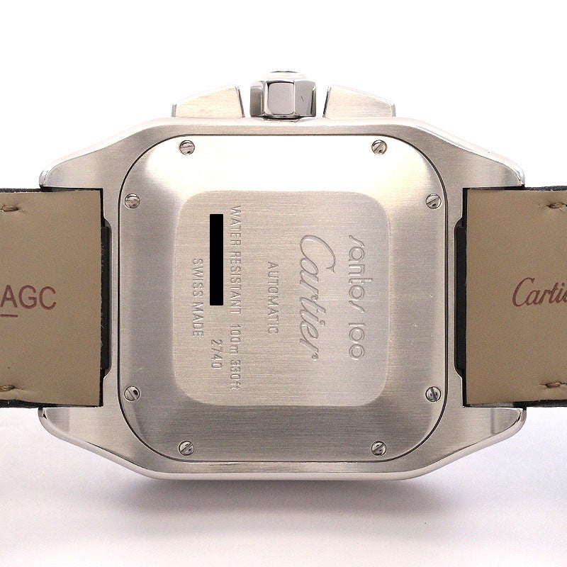 【中古】CARTIER SANTOS 100 EXTRA-LARGE MODEL CHRONOGRAPH カルティエ サントス 100 XL クロノグラフ W20091X7