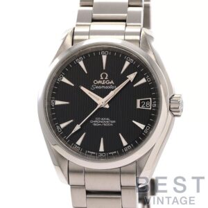 【中古】OMEGA SEAMASTER AQUA TERRA 150M CO-AXIAL CHRONOMETER オメガ シーマスター アクアテラ 150M コーアクシャル クロノメーター 38.5MM 231.10.39.21.01.001