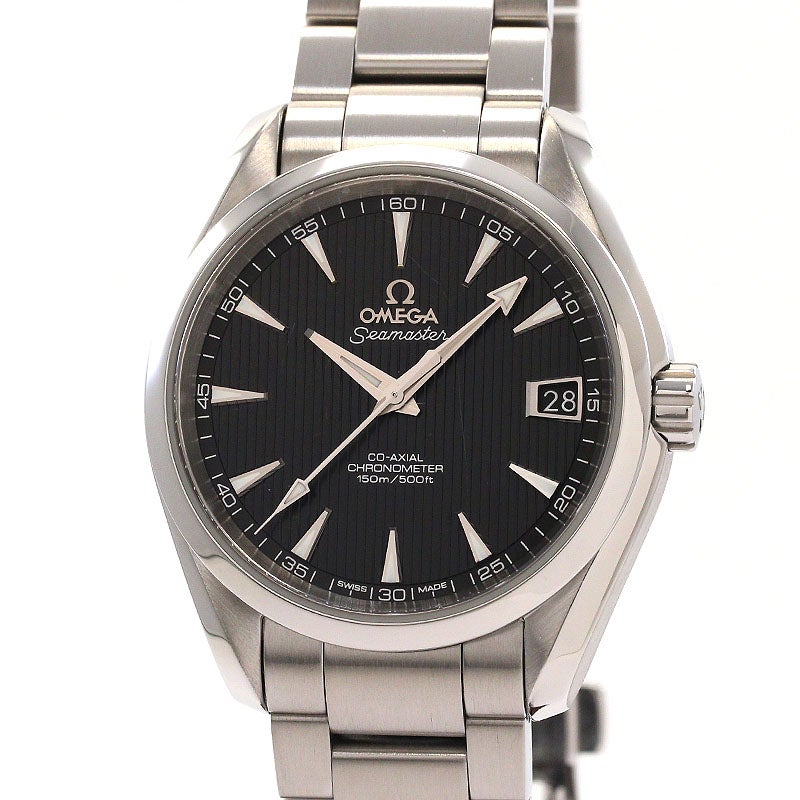 【中古】OMEGA SEAMASTER AQUA TERRA 150M CO-AXIAL CHRONOMETER オメガ シーマスター アクアテラ 150M コーアクシャル クロノメーター 38.5MM 231.10.39.21.01.001