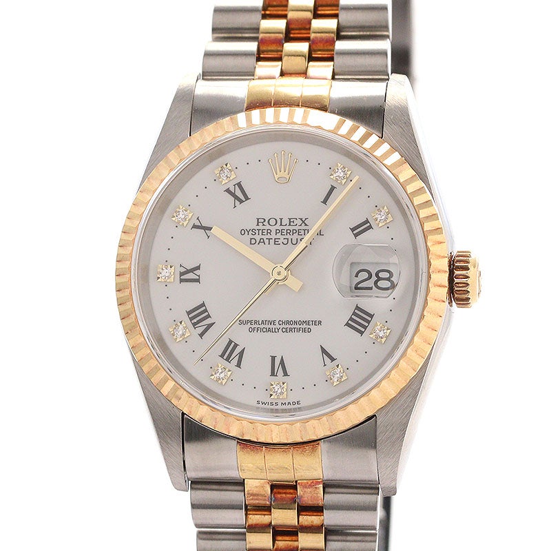 【中古】ROLEX OYSTER PERPETUAL DATEJUST 36 ロレックス オイスターパーペチュアル デイトジャスト 36 M16233 (16233G)