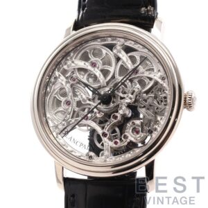【中古】BLANCPAIN VILLERET SQUELETTE 8 JOURS ブランパン ヴィルレ スケルトン 8デイズ 6633-1500-55B (N06633O015000N)
