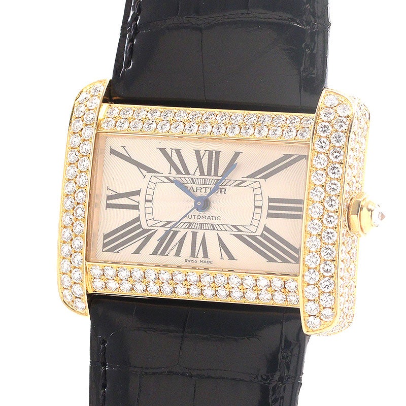 【中古】CARTIER TANK DIVAN LARGE MODEL カルティエ タンク ディヴァン LM WA301670