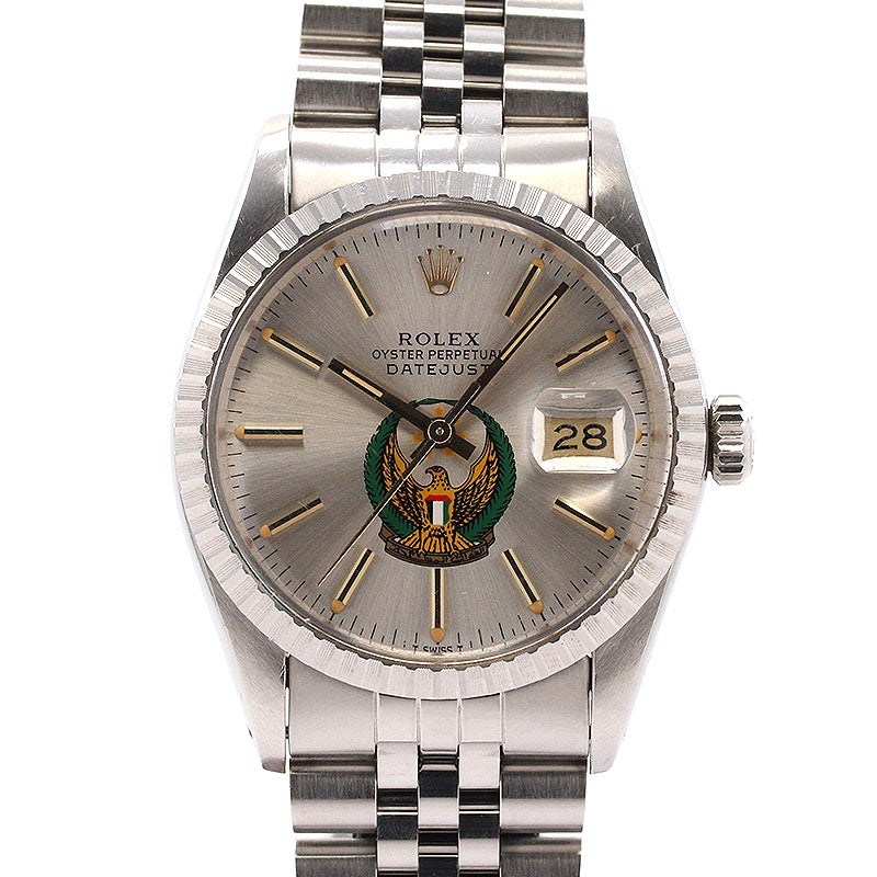【中古】ROLEX OYSTER PERPETUAL DATEJUST 36 UAE ARMED FORCES DIAL ロレックス オイスターパーペチュアル デイトジャスト 36 アラブ首長国連邦軍ダイヤル 16030