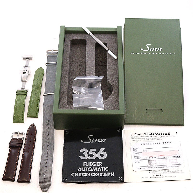 【中古】SINN PILOT CHRONOGRAPH 356 FLIEGER JAPAN LIMITED EDITION ジン パイロットクロノグラフ 356 フリーガー 日本限定モデル 356.OG.FLIEGER