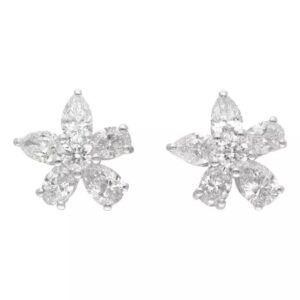 MARCO VALENTE Iconic collection Flower earrings マルコ・ヴァレンテ アイコニック コレクション フラワー イヤリング MV-EAFLO02-W