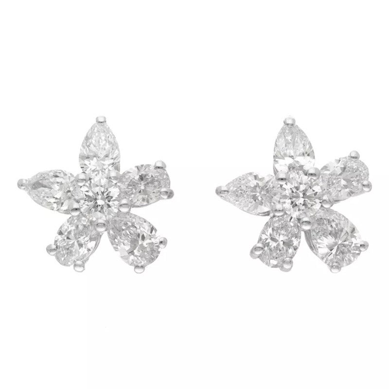 MARCO VALENTE Iconic collection Flower earrings マルコ・ヴァレンテ アイコニック コレクション フラワー イヤリング MV-EAFLO02-W