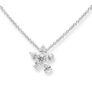 MARCO VALENTE Iconic collection Flower necklace マルコ・ヴァレンテ アイコニック コレクション フラワー ネックレス MV-NCFLO01-W