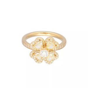 MARCO VALENTE Iconic collection Four-leaf clover rings マルコ・ヴァレンテ アイコニック コレクション フォーリーフ クローバー リング MV-RCLO04CS-Y