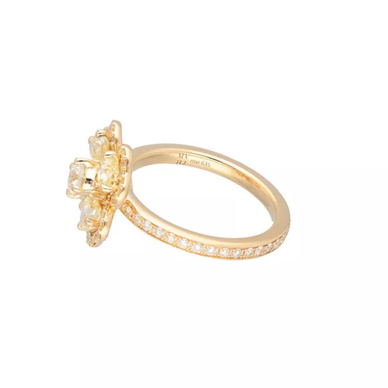 MARCO VALENTE Iconic collection Four-leaf clover rings マルコ・ヴァレンテ アイコニック コレクション フォーリーフ クローバー リング MV-RCLO04CS-Y