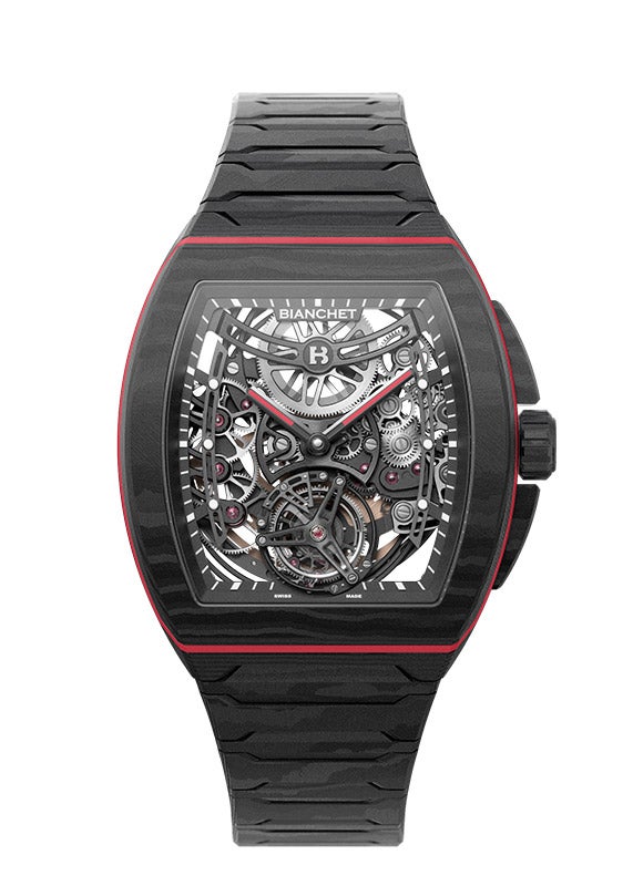 BIANCHET ULTRAFINO TONNEAU CARBON SKELETON RED ビアンシェ ウルトラフィーノ・トノー スケルトン カーボン レッド UFFTSKCBRD