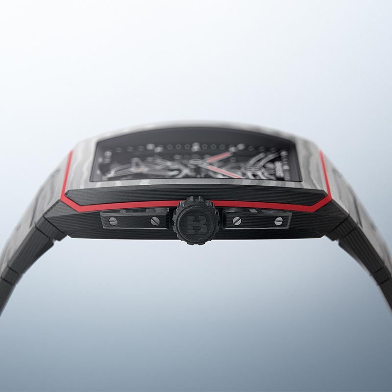 BIANCHET ULTRAFINO TONNEAU CARBON SKELETON RED ビアンシェ ウルトラフィーノ・トノー スケルトン カーボン レッド UFFTSKCBRD
