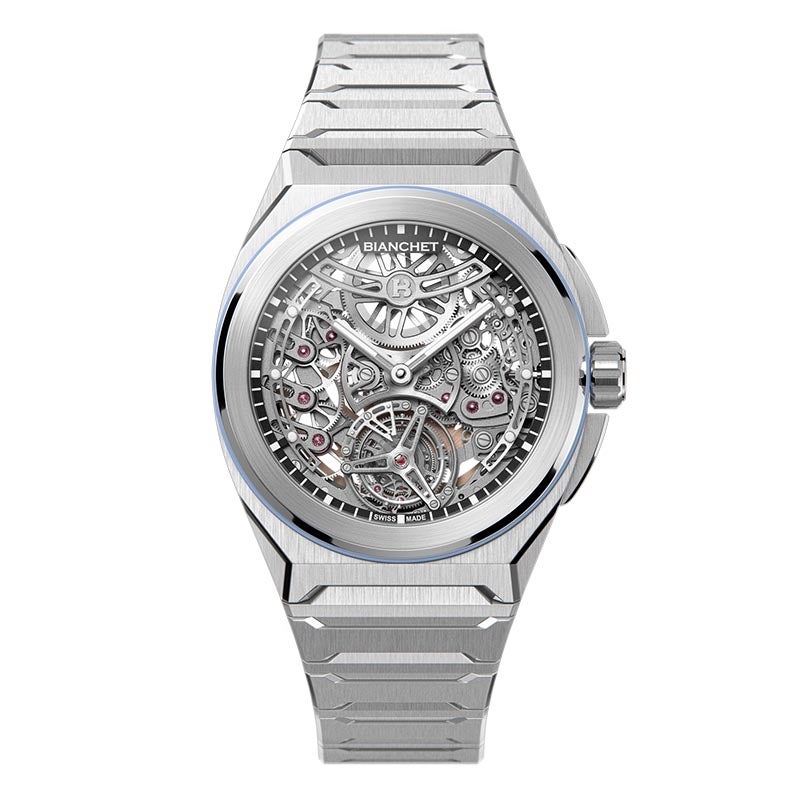 BIANCHET ULTRAFINO ROTONDO TITANIUM SKELETON SKY BLUE ビアンシェ ウルトラフィーノ・ロトンド スケルトン チタン スカイブルー RDUFFTSKTNSB