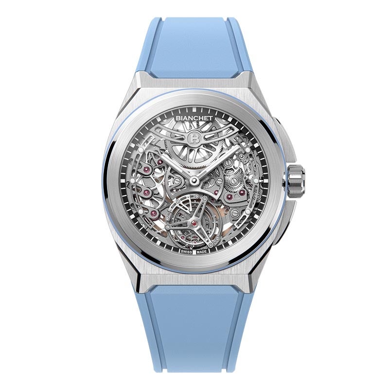 BIANCHET ULTRAFINO ROTONDO TITANIUM SKELETON SKY BLUE ビアンシェ ウルトラフィーノ・ロトンド スケルトン チタン スカイブルー RDUFFTSKTNSB