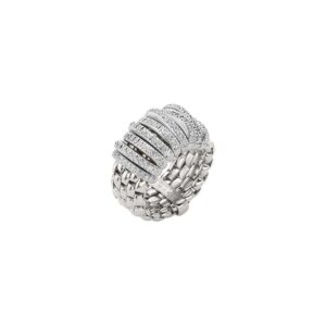 FOPE PANORAMA COLLECTION FLEX'IT フォッペ パノラマ コレクション フレグジット リング ダイヤモンド M ダイヤモンドパヴェ 58804AX_PB_B_XBX_00M