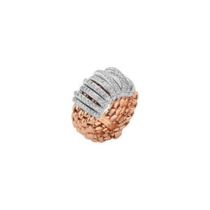 FOPE PANORAMA COLLECTION FLEX'IT フォッペ パノラマ コレクション フレグジット リング ダイヤモンド M ダイヤモンドパヴェ 58804AX_PB_R_XBX_00M