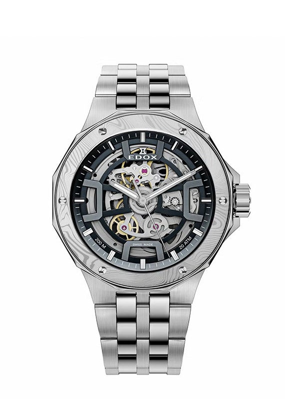 EDOX DELFIN THE ORIGINAL MECANO AUTOMATIC DAMASCUS LIMITED EDITION エドックス デルフィン オリジナル メカノ オートマティック ダマスカス リミテッドエディション 85310-3DM-NGIN