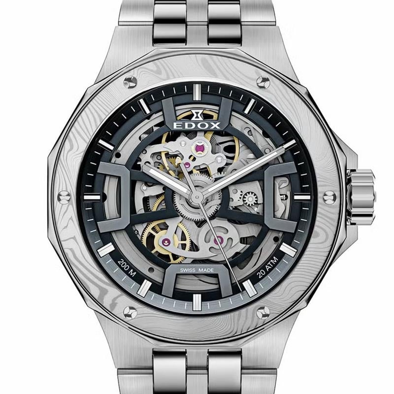 EDOX DELFIN THE ORIGINAL MECANO AUTOMATIC DAMASCUS LIMITED EDITION エドックス デルフィン オリジナル メカノ オートマティック ダマスカス リミテッドエディション 85310-3DM-NGIN