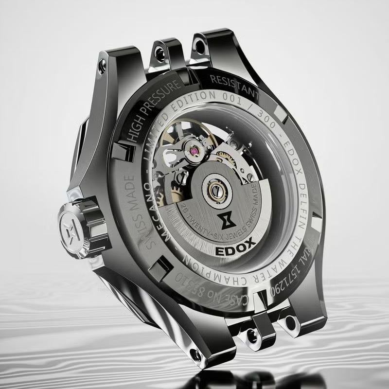 EDOX DELFIN THE ORIGINAL MECANO AUTOMATIC DAMASCUS LIMITED EDITION エドックス デルフィン オリジナル メカノ オートマティック ダマスカス リミテッドエディション 85310-3DM-NGIN
