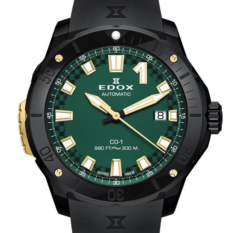 EDOX CHRONOFFSHORE-1 BEZEL LOCK DATE AUTOMATIC エドックス クロノオフショア1 ベゼルロック デイト オートマティック 80137-37ND-CAVD