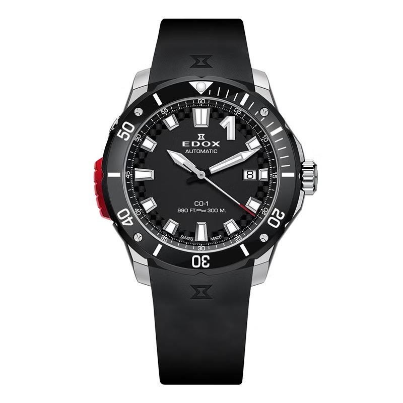 EDOX CHRONOFFSHORE-1 BEZEL LOCK DATE AUTOMATIC エドックス クロノオフショア1 ベゼルロック デイト オートマティック 80137-3NR-CANN
