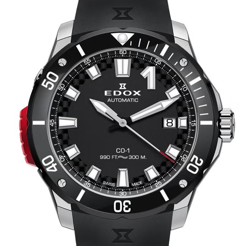 EDOX CHRONOFFSHORE-1 BEZEL LOCK DATE AUTOMATIC エドックス クロノオフショア1 ベゼルロック デイト オートマティック 80137-3NR-CANN