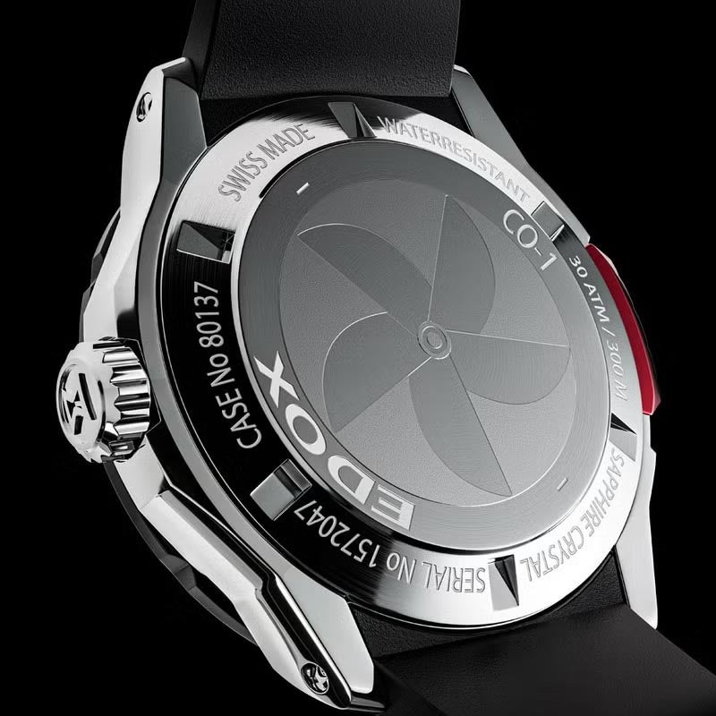 EDOX CHRONOFFSHORE-1 BEZEL LOCK DATE AUTOMATIC エドックス クロノオフショア1 ベゼルロック デイト オートマティック 80137-3NR-CANN