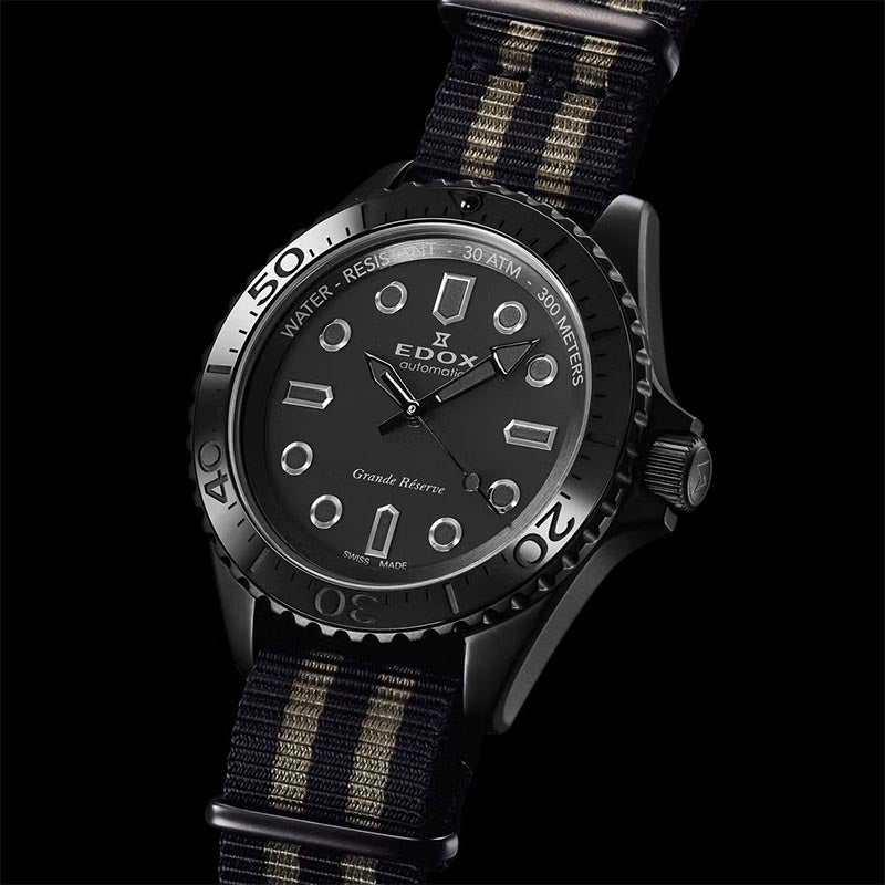 EDOX NEPTUNIAN GRANDE RESERVE AUTOMATIC JAPAN LIMITED EDITION エドックス ネプチュニアン グランデ リザーブ オートマティック ジャパン リミテッド エディション 80801-37NCA-NGM