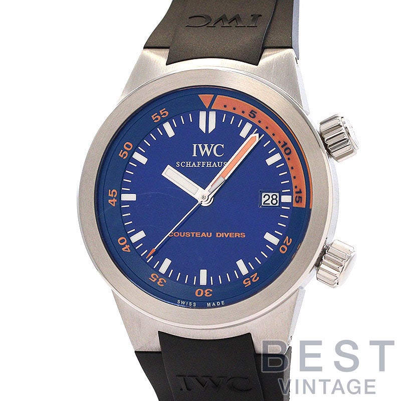 【中古】IWC AQUATIMER COUSTEAU DIVERS アイ・ダブリュー・シー アクアタイマー クストー・ダイバーズ IW354806