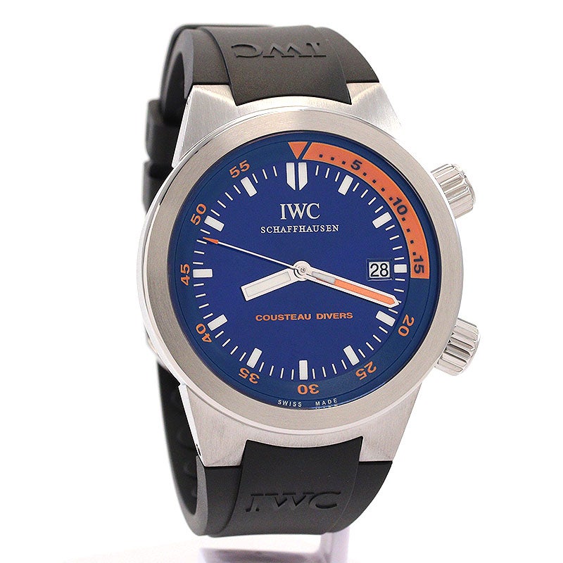 【中古】IWC AQUATIMER COUSTEAU DIVERS アイ・ダブリュー・シー アクアタイマー クストー・ダイバーズ IW354806