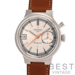 【中古】LONGINES CONQUEST MONOPUSHER CHRONOGRAPH 1972 MUNICH OLYMPICS COMMEMORATION ロンジン コンクエスト モノプッシャー クロノグラフ 1972 ミュンヘンオリンピック記念モデル 8613-1