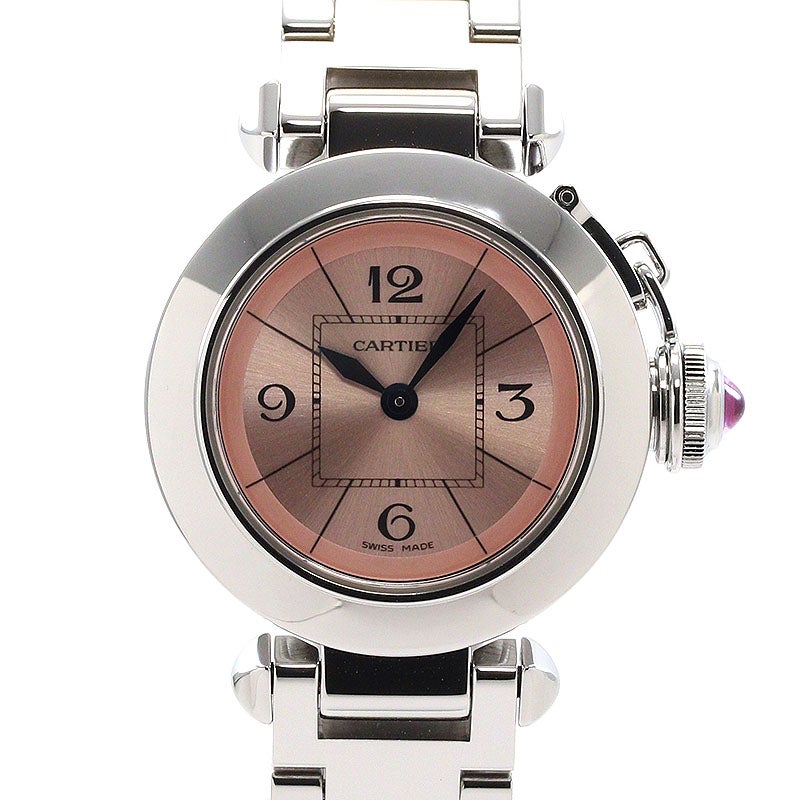 【中古】CARTIER MISS PASHA 27MM カルティエ ミス パシャ 27MM W3140008
