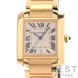 【中古】CARTIER TANK FRANCAISE LARGE MODEL カルティエ タンクフランセーズ LM W50001R2