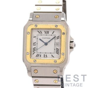 【中古】CARTIER SANTOS CARREE LARGE MODEL カルティエ サントス カレ LM 81036283 (2961)