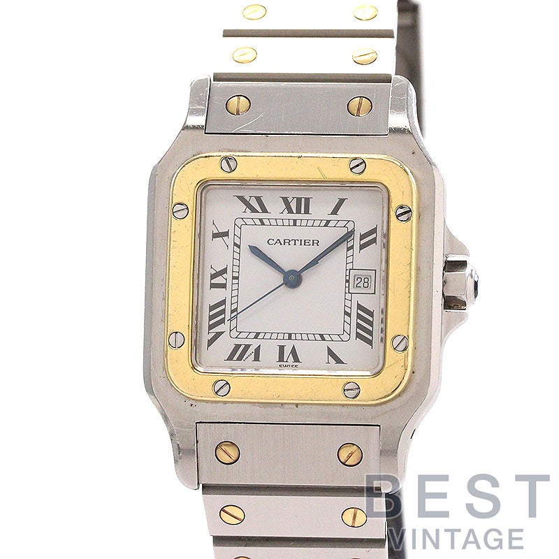 【中古】CARTIER SANTOS CARREE LARGE MODEL カルティエ サントス カレ LM 81036283 (2961)