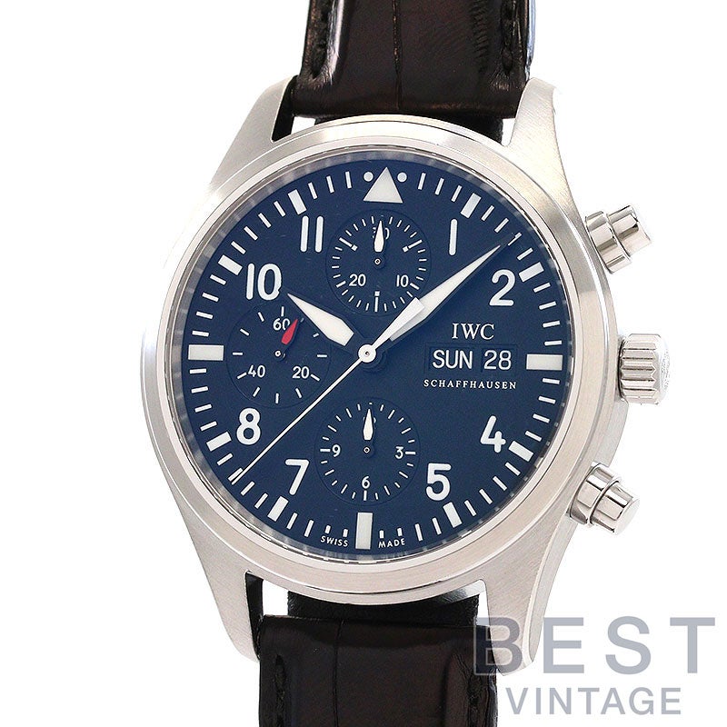 【中古】IWC PILOT'S WATCH CHRONO AUTOMATIC 42MM アイ・ダブリュー・シー パイロット・ウォッチ・クロノ・オートマティック 42MM IW371701