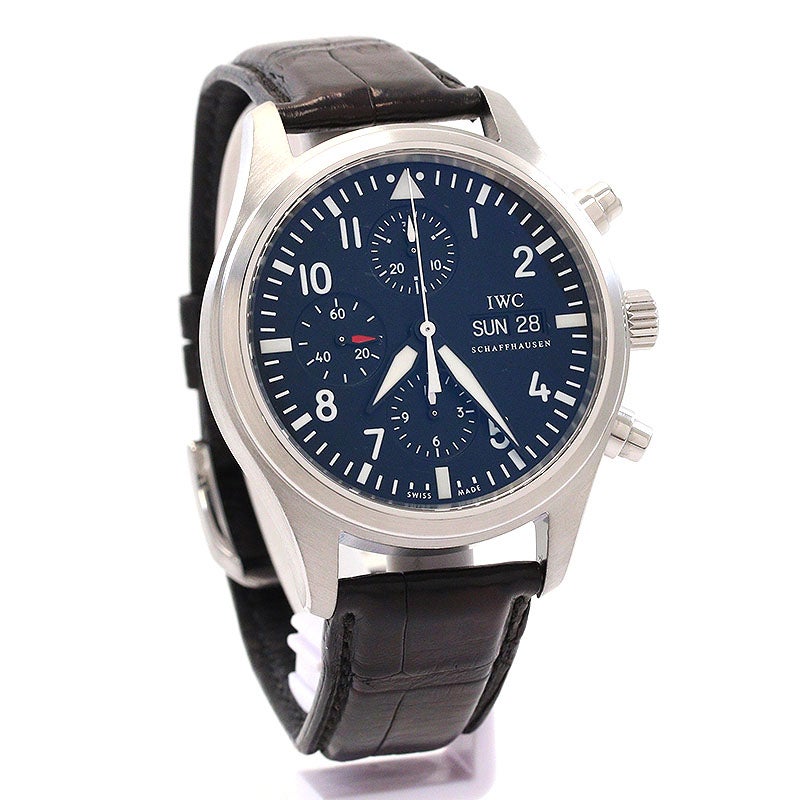 【中古】IWC PILOT'S WATCH CHRONO AUTOMATIC 42MM アイ・ダブリュー・シー パイロット・ウォッチ・クロノ・オートマティック 42MM IW371701