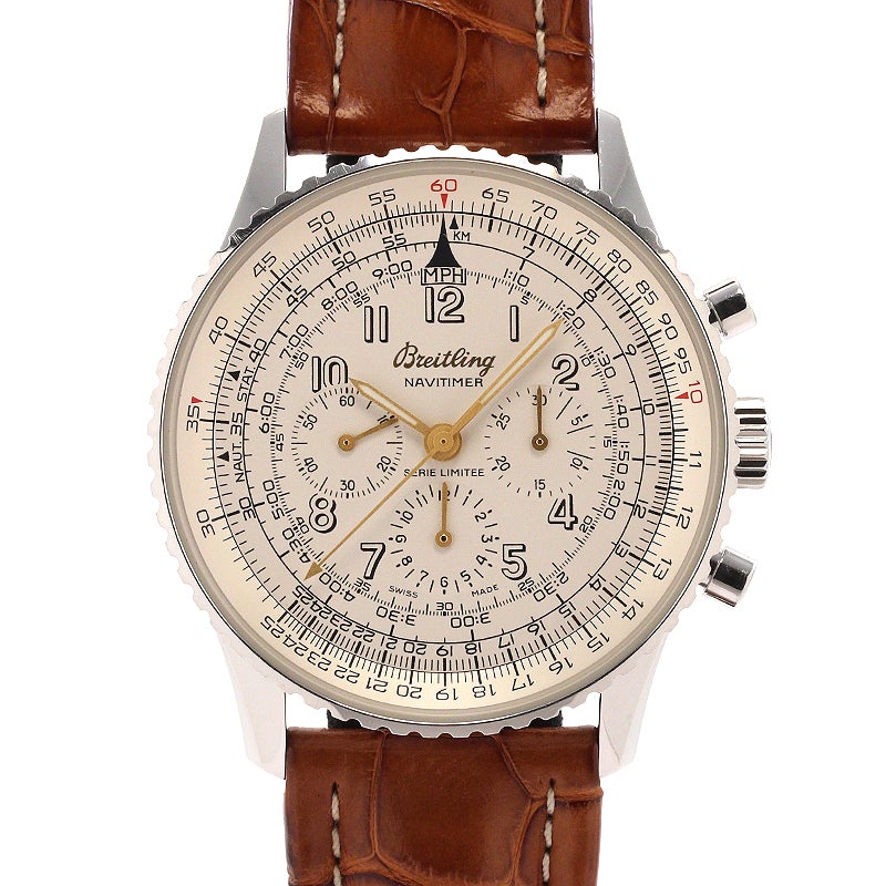 【中古】BREITLING OLD NAVITIMER MECANIQUE 50s JAPAN LIMITED EDITION ブライトリング オールドナビタイマー メカニック 50s 日本限定 A1102212/G203/540P (A11022.1 / A120GNMWBA)
