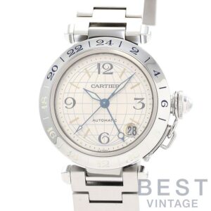 【中古】CARTIER PASHA C DE CARTIER MERIDIAN 35MM カルティエ パシャC ドゥ カルティエ メリディアン 35MM W31029M7