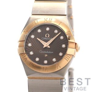 【中古】OMEGA CONSTELLATION BRUSH QUARTZ 24MM オメガ コンステレーション ブラッシュ クォーツ 24MM 123.20.24.60.63.001