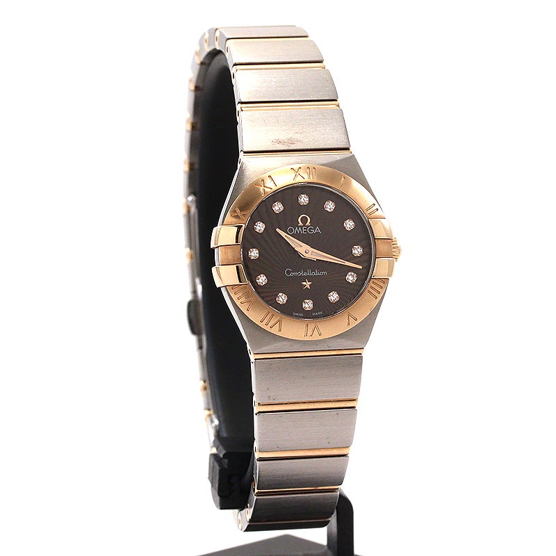 【中古】OMEGA CONSTELLATION BRUSH QUARTZ 24MM オメガ コンステレーション ブラッシュ クォーツ 24MM 123.20.24.60.63.001
