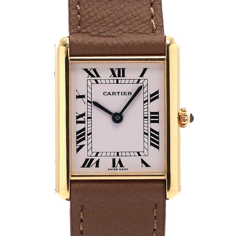【中古】CARTIER TANK LOUIS CARTIER LARGE MODEL カルティエ タンク ルイ カルティエ LM 84720553 (881052)