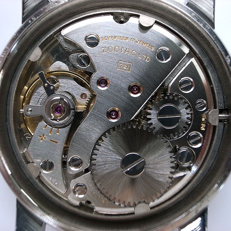 【中古】ZODIAC HERMETIC AEROSPACE JET BLACK MIRROR DIAL ゾディアック ハーメティック エアロスペース ジェット ブラックミラーダイヤル 758