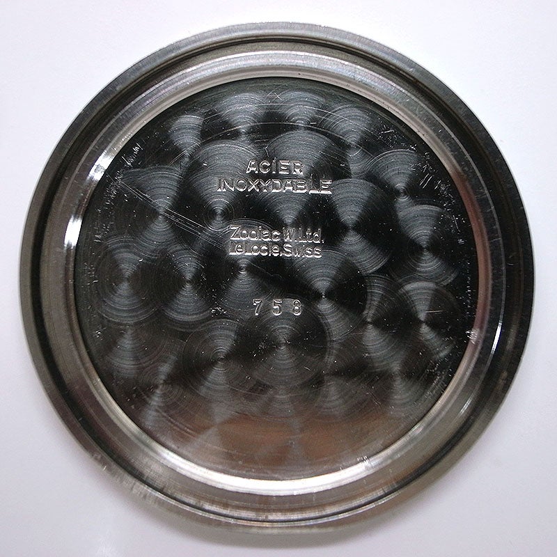【中古】ZODIAC HERMETIC AEROSPACE JET BLACK MIRROR DIAL ゾディアック ハーメティック エアロスペース ジェット ブラックミラーダイヤル 758
